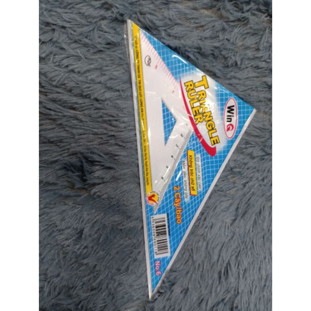 Thước eke WinQ lớn No.6 , 2cây/ bộ