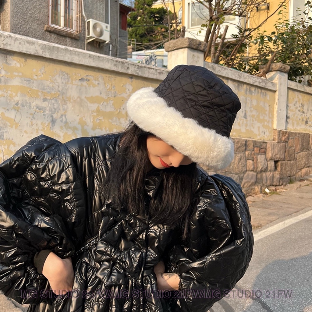 Mũ giữ ấm MG STUDIO vải bông dành cho mùa đông 3 màu sắc lựa chọn