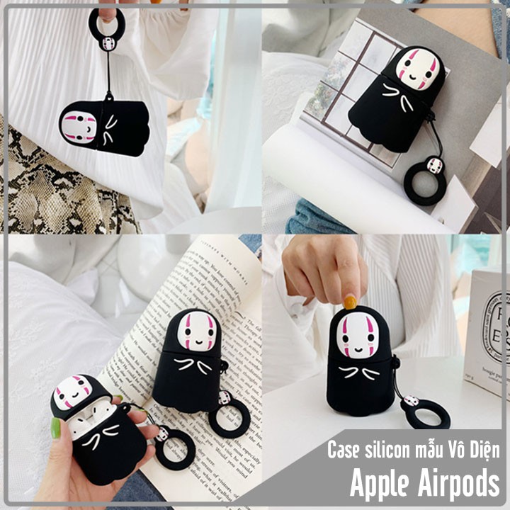 Vỏ silicon cho tai nghe Airpods mẫu Chibi Vô Diệm