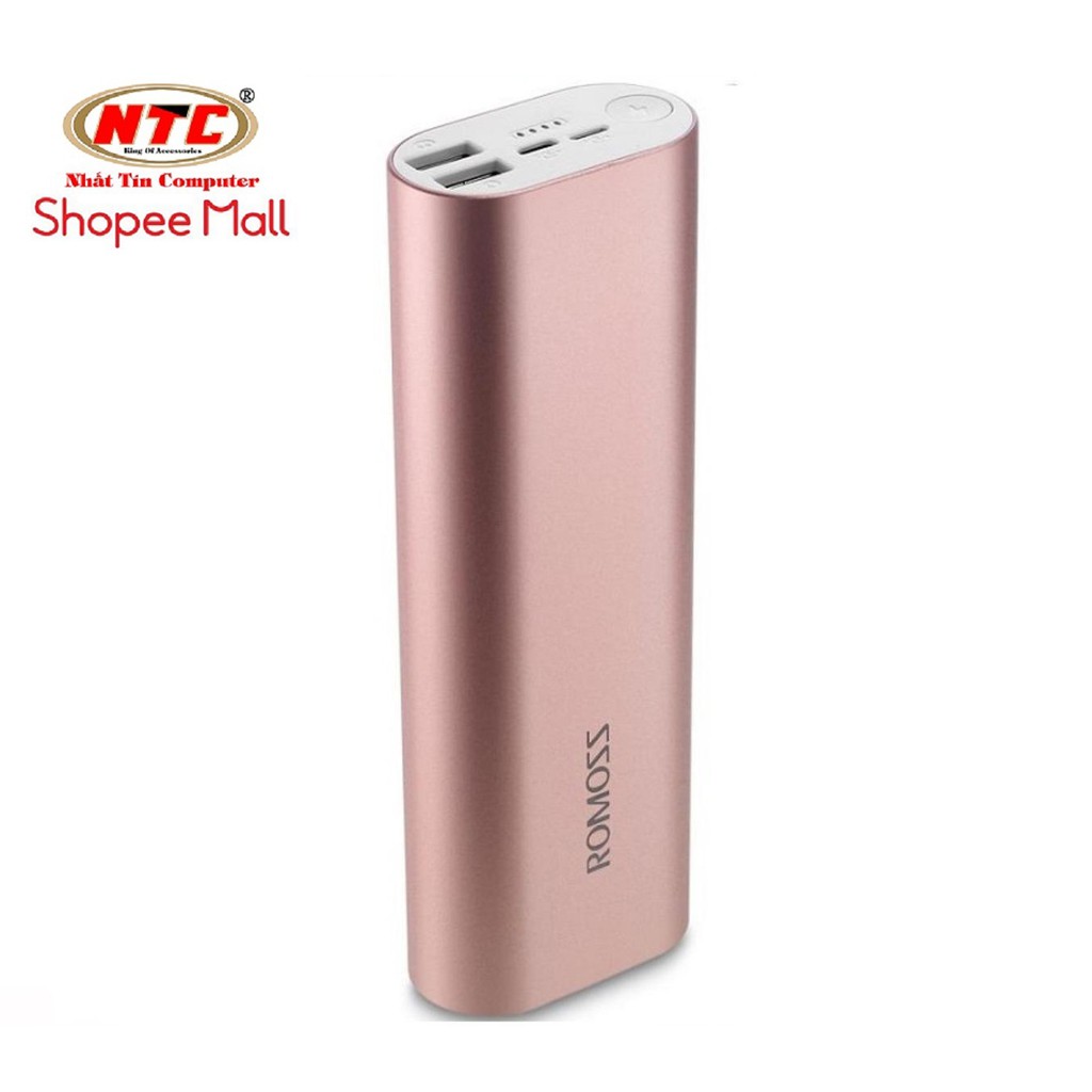 Pin Sạc dự phòng Romoss ACE20 20000mAh - 2 cổng Sạc input (Rose Gold)