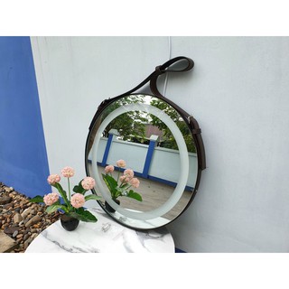 [FREESHIP]Gương Tròn Treo Tường Có Đèn LED Đường Kính 50cm20 Cảm Ứng Thông Minh