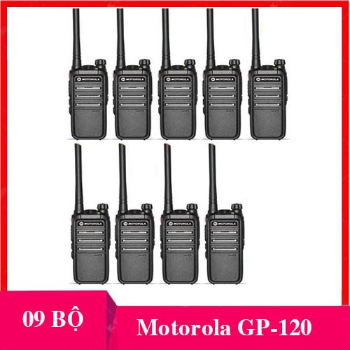 Bộ 9 Bộ đàm Motorola GP120 - Cự li 1-3Km