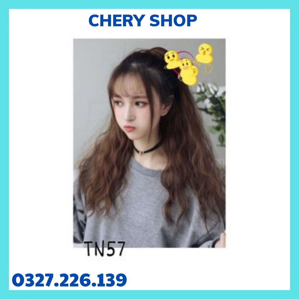 Tóc giả ngoặm xù ❤️❤️ FREESHIP ❤️❤️ ngoặm xoăn xù tự nhiên 042