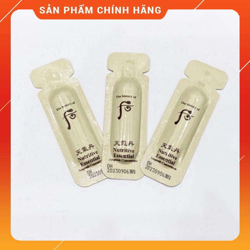 Tinh chất nhân sâm núi 𝐖𝐡𝐨𝐨 𝐍𝐮𝐭𝐫𝐢𝐭𝐢𝐯𝐞 𝐄𝐬𝐬𝐞𝐧𝐭𝐢𝐚𝐥 𝐀𝐦𝐩𝐨𝐮𝐥𝐞 𝐂𝐨𝐧𝐜𝐞𝐧𝐭𝐫𝐚𝐭𝐞 – Cấp ẩm chuyên sâu, dưỡng trắng da và chống lão hóa