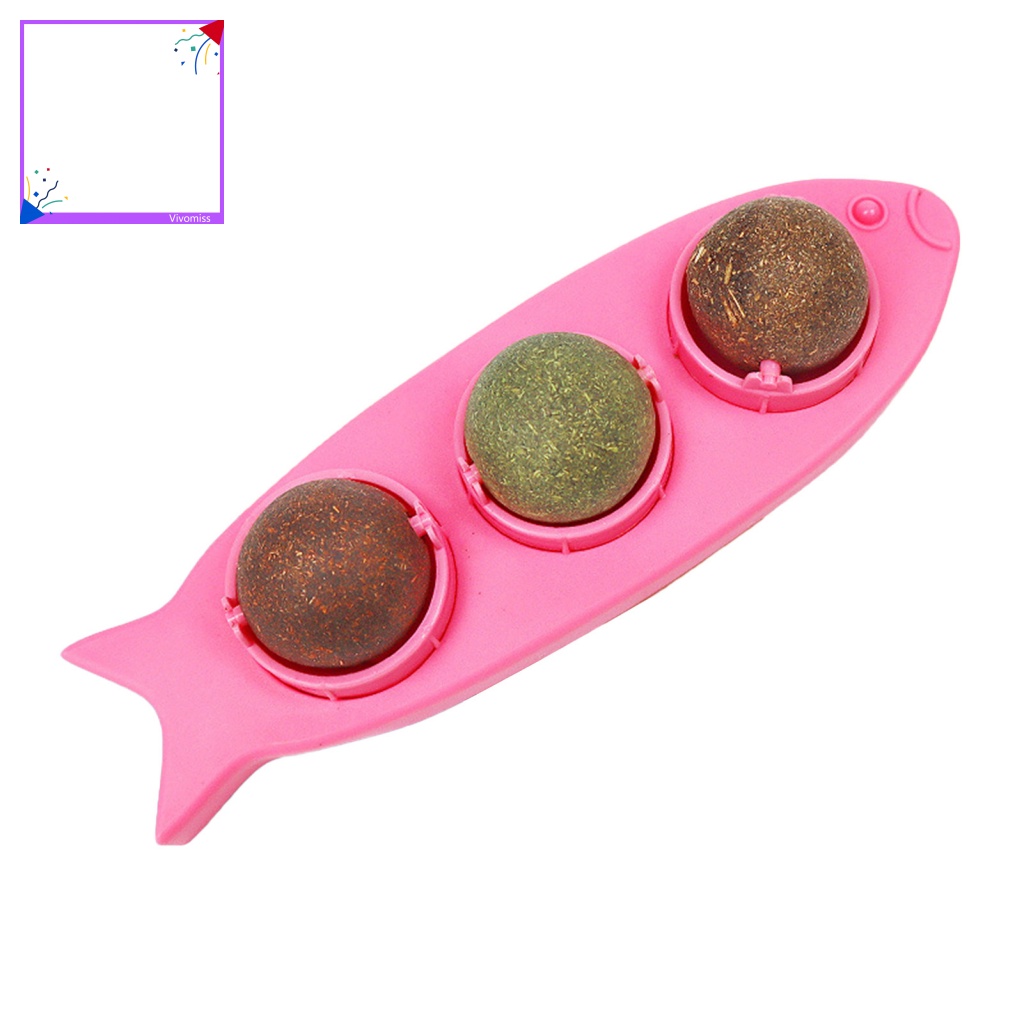 Quả Bóng Catnip Gắn Tường Sáng Tạo Thoải Mái Cho Mèo Cưng