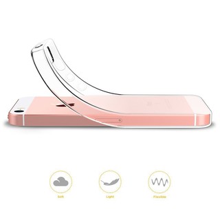 Ốp lưng iPhone 5, 5S, iPhone 5 SE dẻo trong