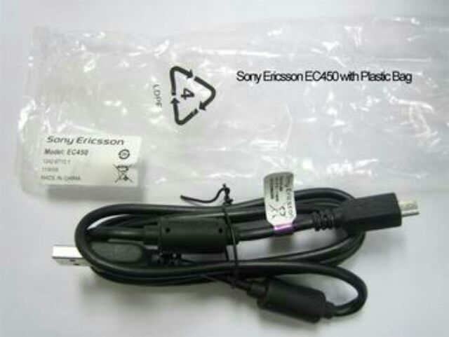 Cáp Microusb Sony EC- 450 dài 1m, Có cục chống nhiễu từ
