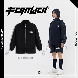 Áo jacket Anniversary Fernweh áo khoác black streetstyle