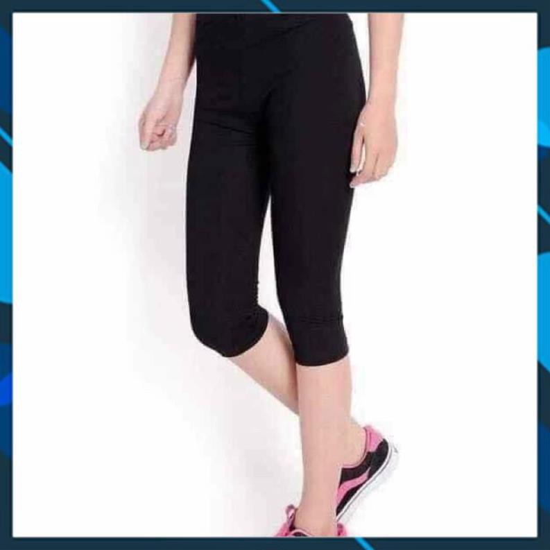 Quần legging , quần legging lửng nâng mông chất cotton co giãn 4 chiều phong cách thể thao mã leg11