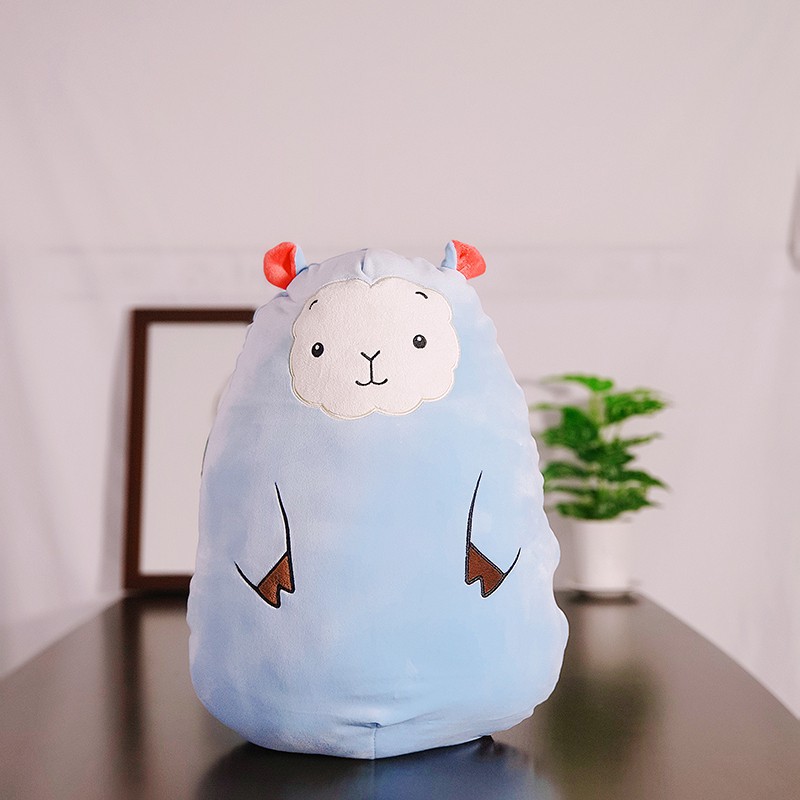 Gấu Bông 𝐗𝐀̉ 𝐊𝐇𝐎 𝐆𝐈𝐀́ 𝐕𝐎̂́𝐍 Gối Ôm Ovan Siêu Xinh 50 cm