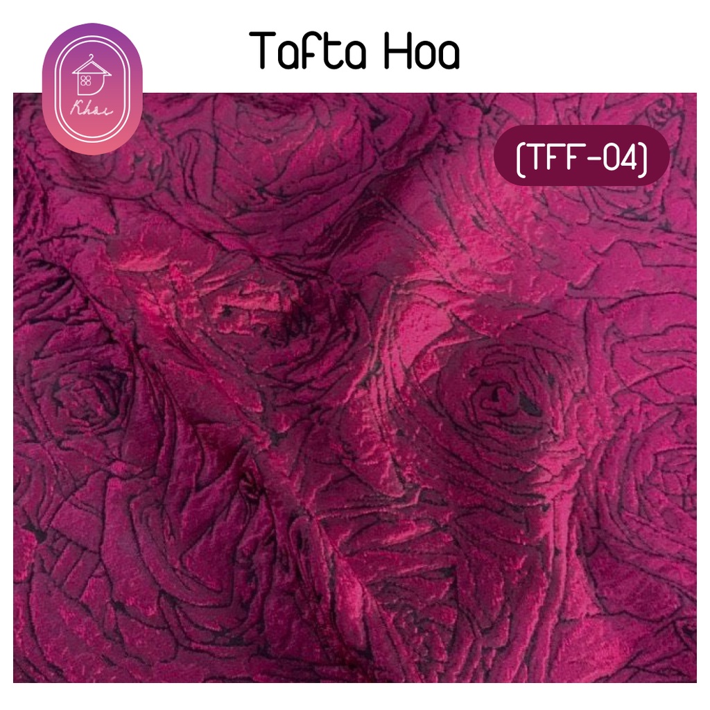 Vải Tafta hoa may váy, vest công sở đẹp xuất sắc giá rẻ nhất thị trường