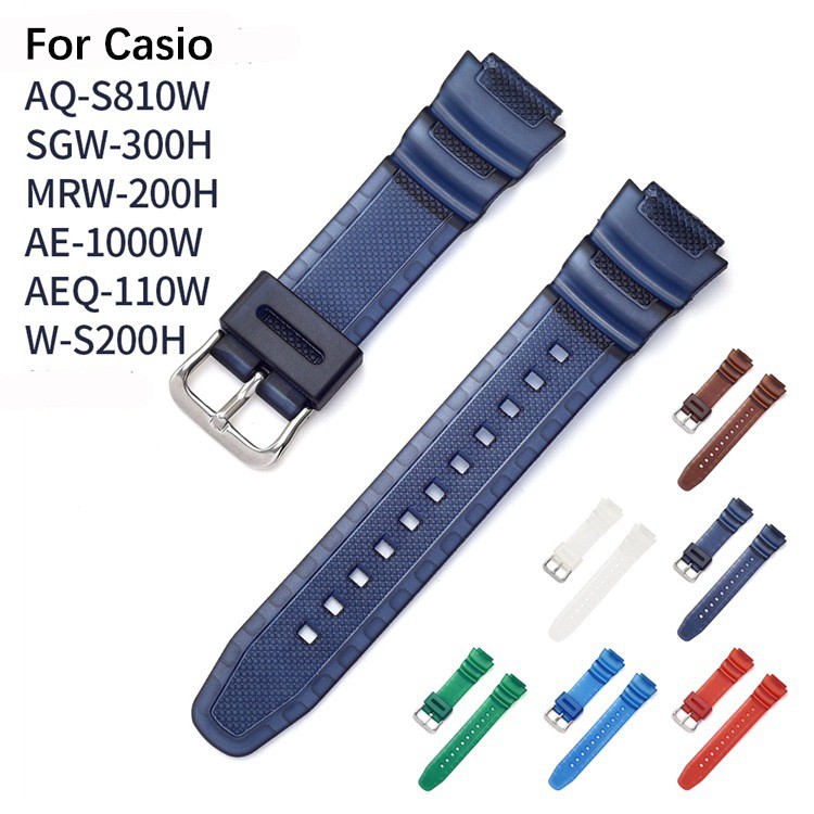 Dây đeo thay thế 18mm cho đồng hồ Casio Ae-1000W AQ-S810w MRW-200H w-S200H