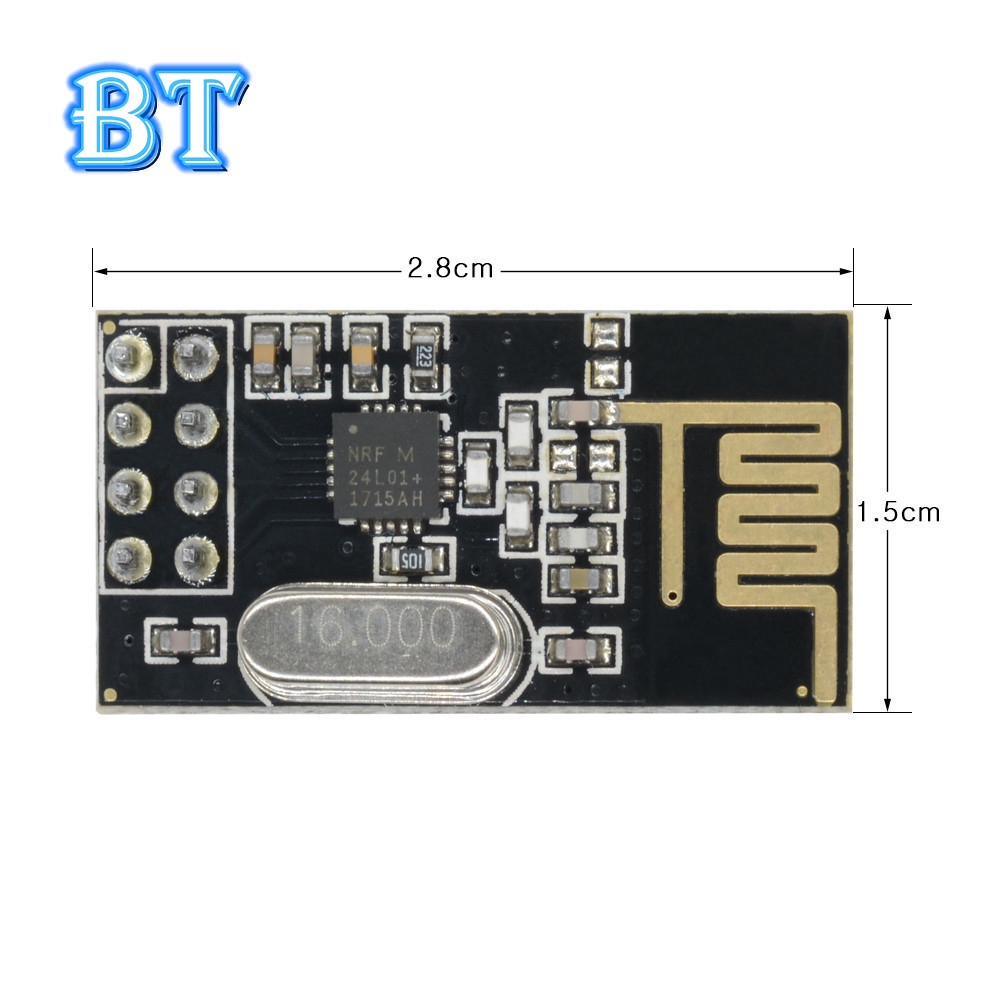 【READY STOCK】Mô Đun Thu Phát Không Dây 125 Kênh Nrf24L01 + 2.4ghz