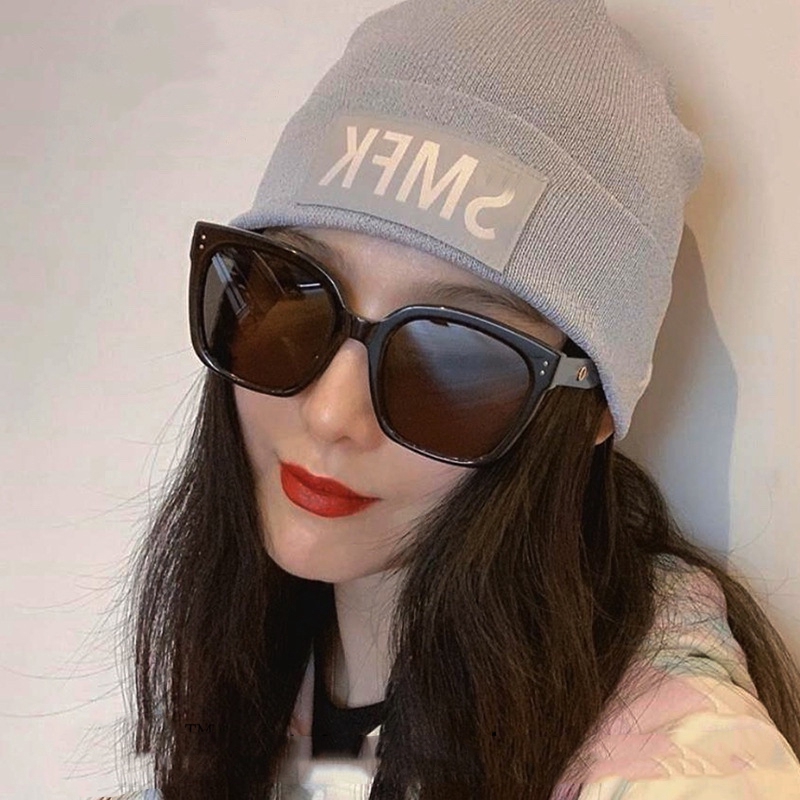 Kính Mát Gọng Vuông Oversize Phong Cách Hàn Quốc Cho Nữ