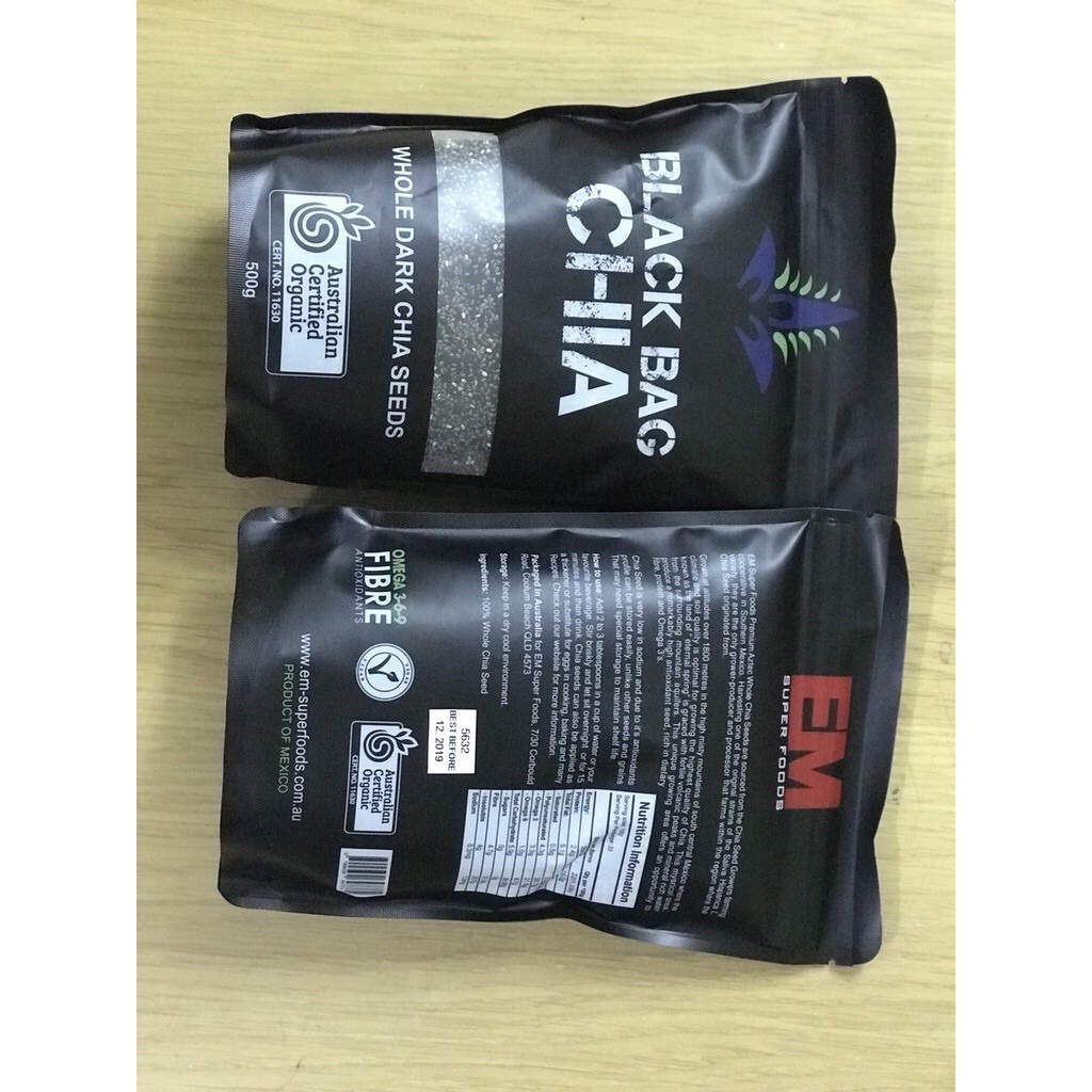 Hạt Chia đen Úc Organic | BigBuy360 - bigbuy360.vn