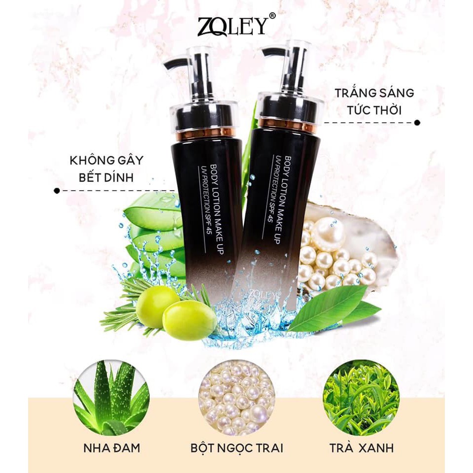 Kem Trang Điểm Toàn Thân 150ml Zoley- Body lotion make up SPF 45 - Mẫu Mới 2019 | BigBuy360 - bigbuy360.vn