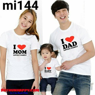  Áo gia đình Lovely family MI 144