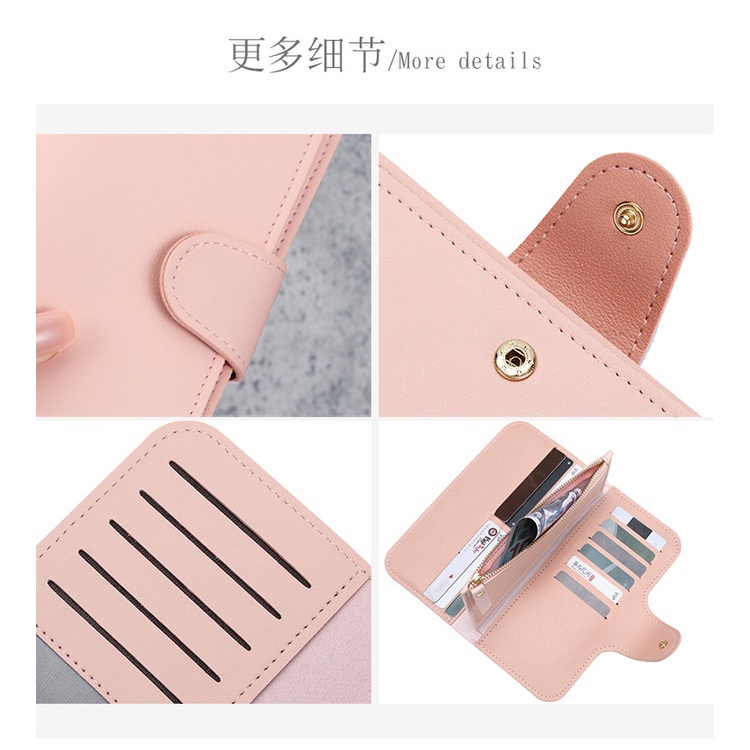 Ví Nữ Dáng Dài Thời Trang Phong Cách Hàn Quốc 2022