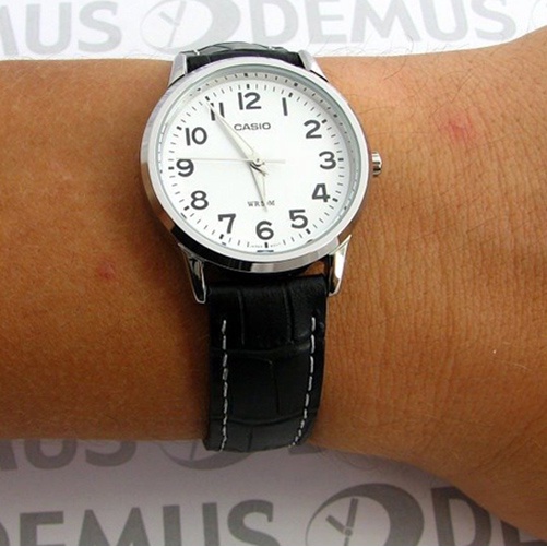 Đồng hồ đôi nam nữ dây da Casio Anh Khuê MTP/LTP 1303L-7B