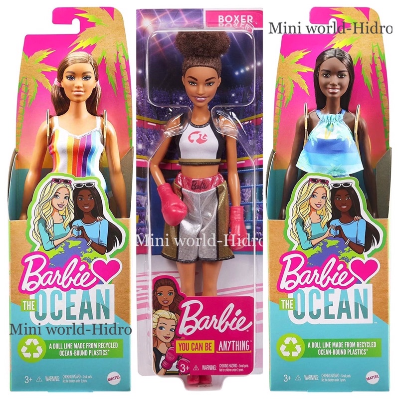 Búp bê Barbie Ocean careers nghề nghiệp Fashionistas da đen chính hãng