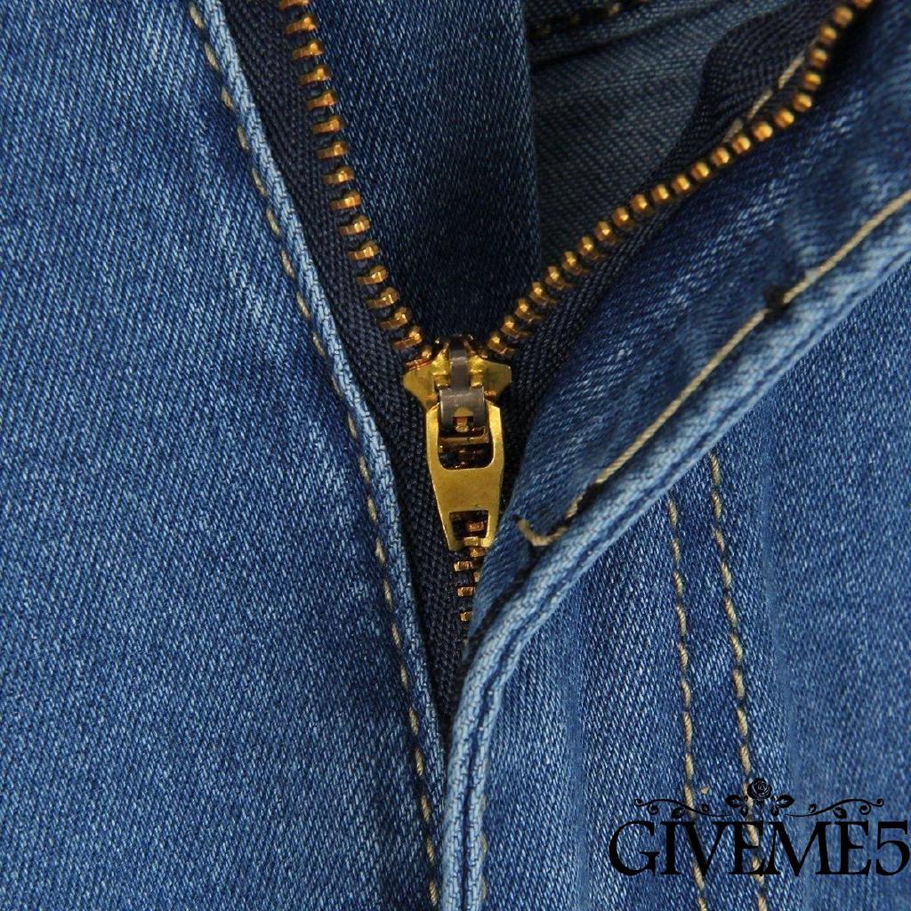 Quần jeans nữ lưng cao dạng rách