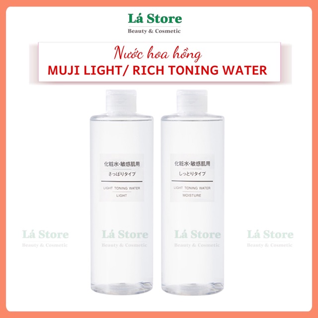 Nước hoa hồng Muju Light/ Móiture Toning Water dưỡng ẩm cân bằng da