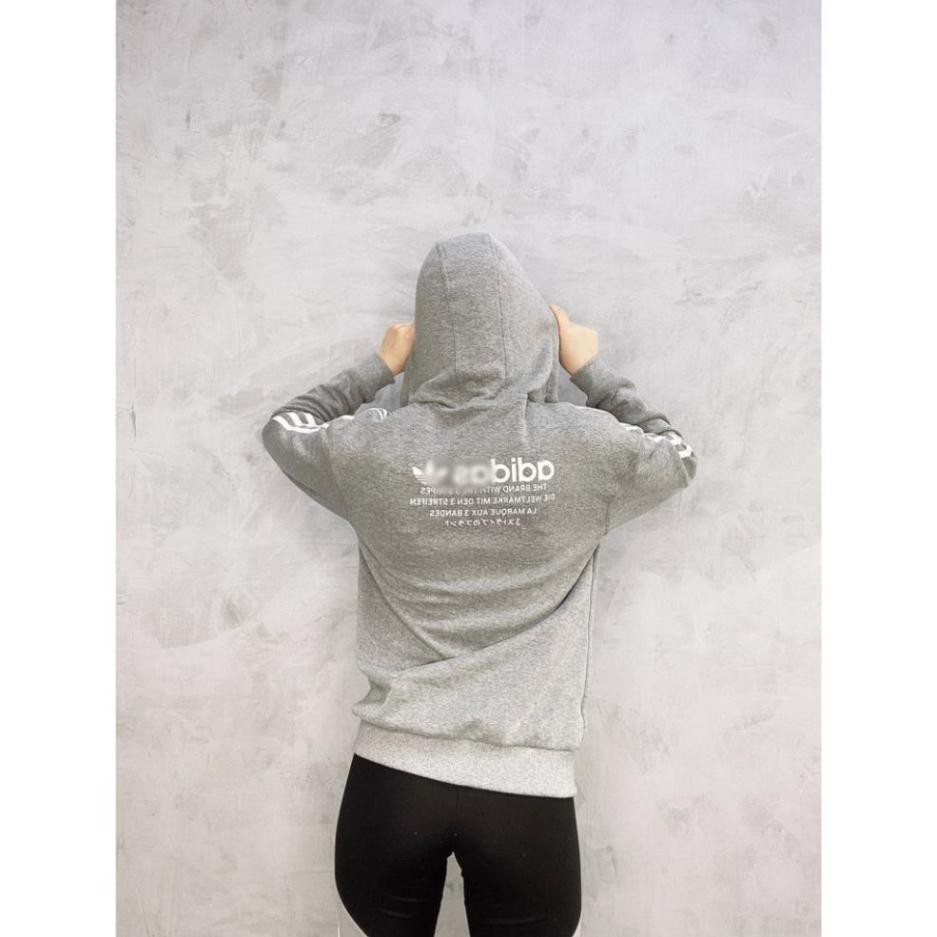 Áo Thể Thao Nam Nữ [Hoodie Jacket] NMD Grey [ĐỒ TẬP GYM]