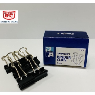 Kẹp bướm/Kẹp sắt đen 19mm Double A