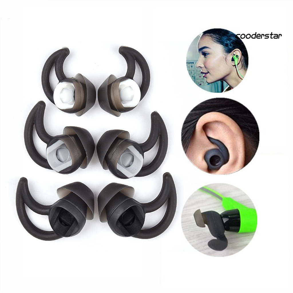 Set 6 Nút Tai Nghe Mềm Chống Ồn Cho Bose Soundsport Qc30 Qc20