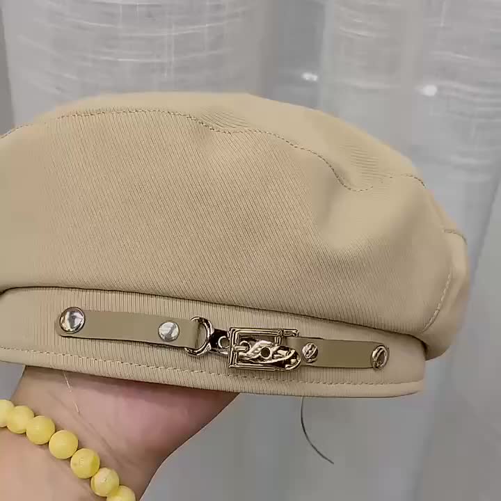 Mũ Nồi Thu Đông Nữ, Nón Beret Họa Sĩ Dây Đai Móc Khóa Gài Thời Trang Hàn Quốc | BigBuy360 - bigbuy360.vn