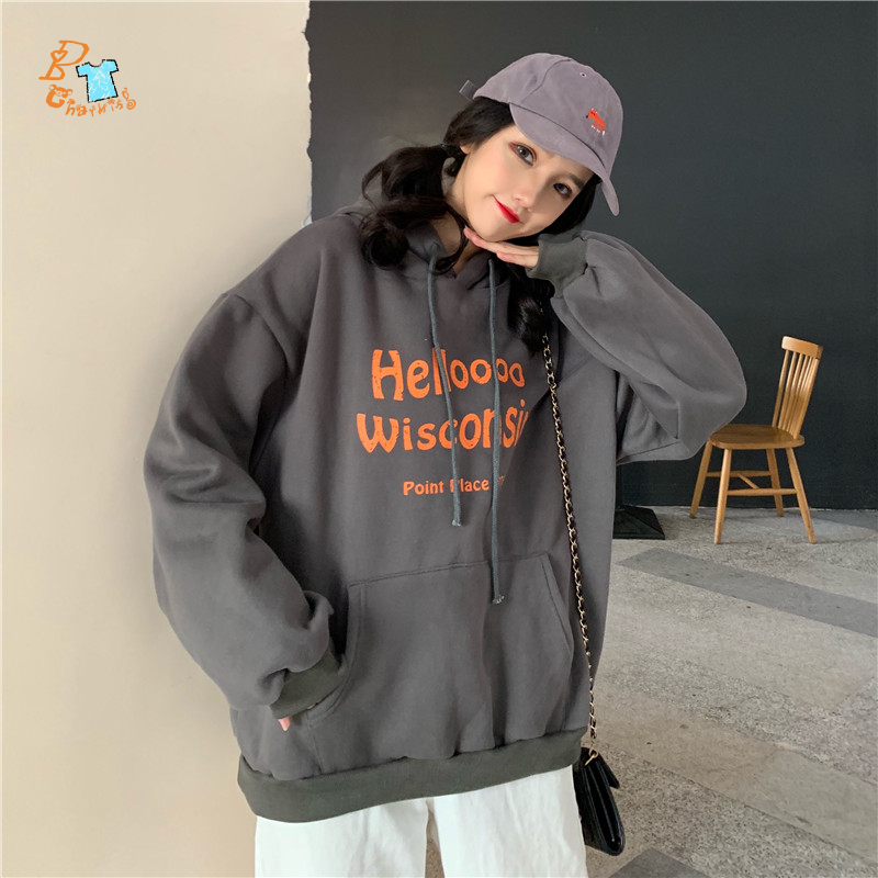 Áo Hoodie Form Rộng Thời Trang Mùa Thu