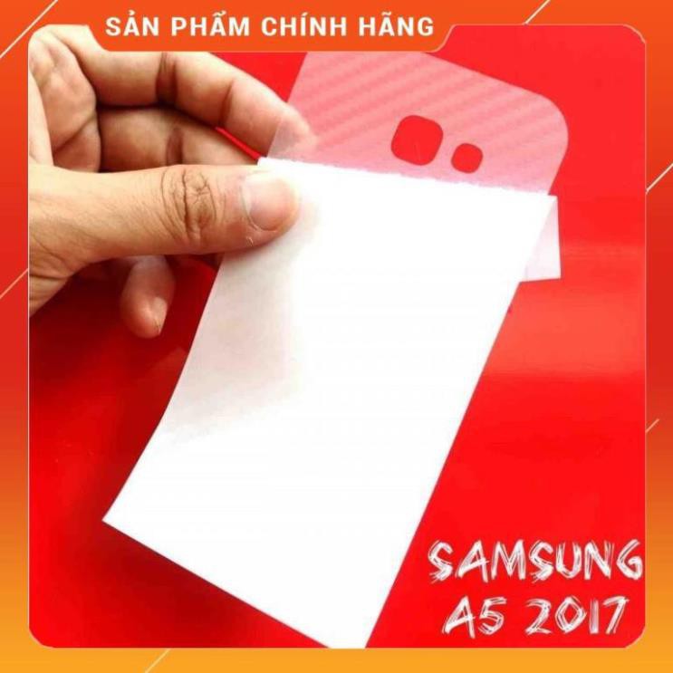 Combo 10 Miếng dán cacbon chống xước lưng Samsung A5,A5 2016 ,A5 2017.