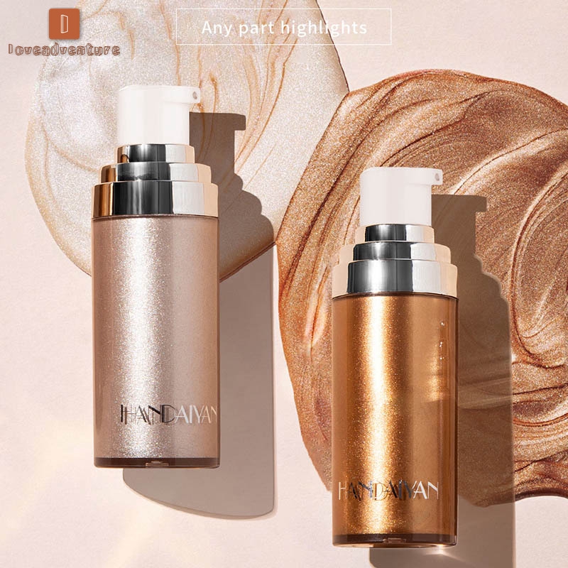 LV△ Liquid Body Highlighter Long-lasting Shine Brighten Glitter Shimmering Body Cream | BigBuy360 - bigbuy360.vn