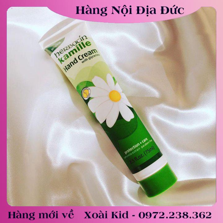 [auth] Kem dưỡng da tay Herbacin 75ml giúp da tay mịn màng hơn -Nội địa Đức Đủ Bill [Hot]