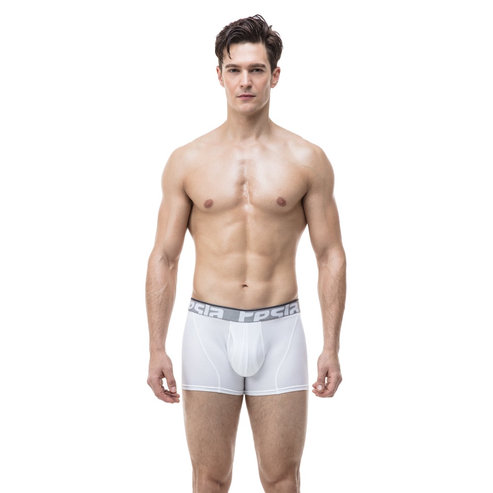 Quần BOXER Nam TSLA BODYFIT Combo 2 cái dạng vải lưới cao cấp mát lạnh kháng khuẩn thoáng khí bigsize TSX3024