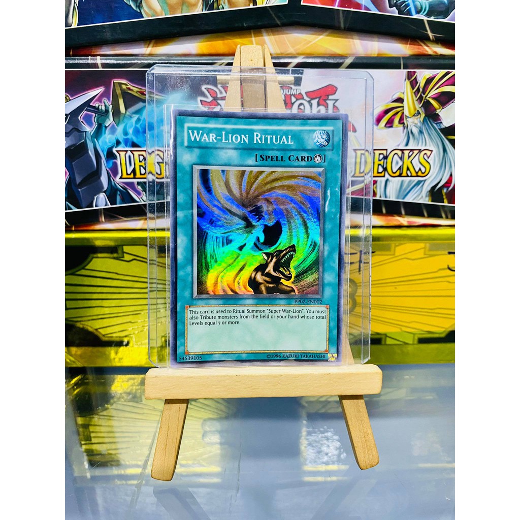 [ Dưa Hấu Yugioh ] Combo Lá bài thẻ bài Super War-Lion - Super Rare - Tặng bọc bài nhựa bảo quản