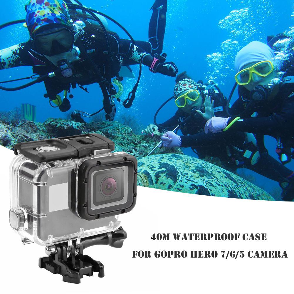 Vỏ bảo vệ chống nước 40m cho GoPro Hero 7 5 6 Caa