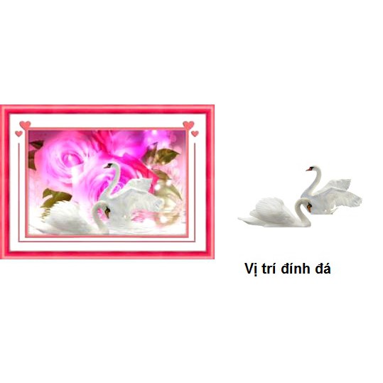 Tranh đính đá đẹp fac2365 70x50cm