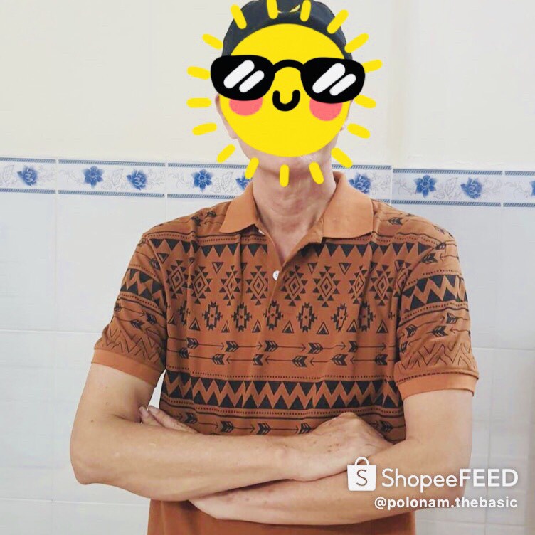 Áo polo nam họa tiết trung niên GAP001 3M, cotton cao cấp, chuẩn chính hãng - Áo thun nam big size 100Kg 3XL 4XL