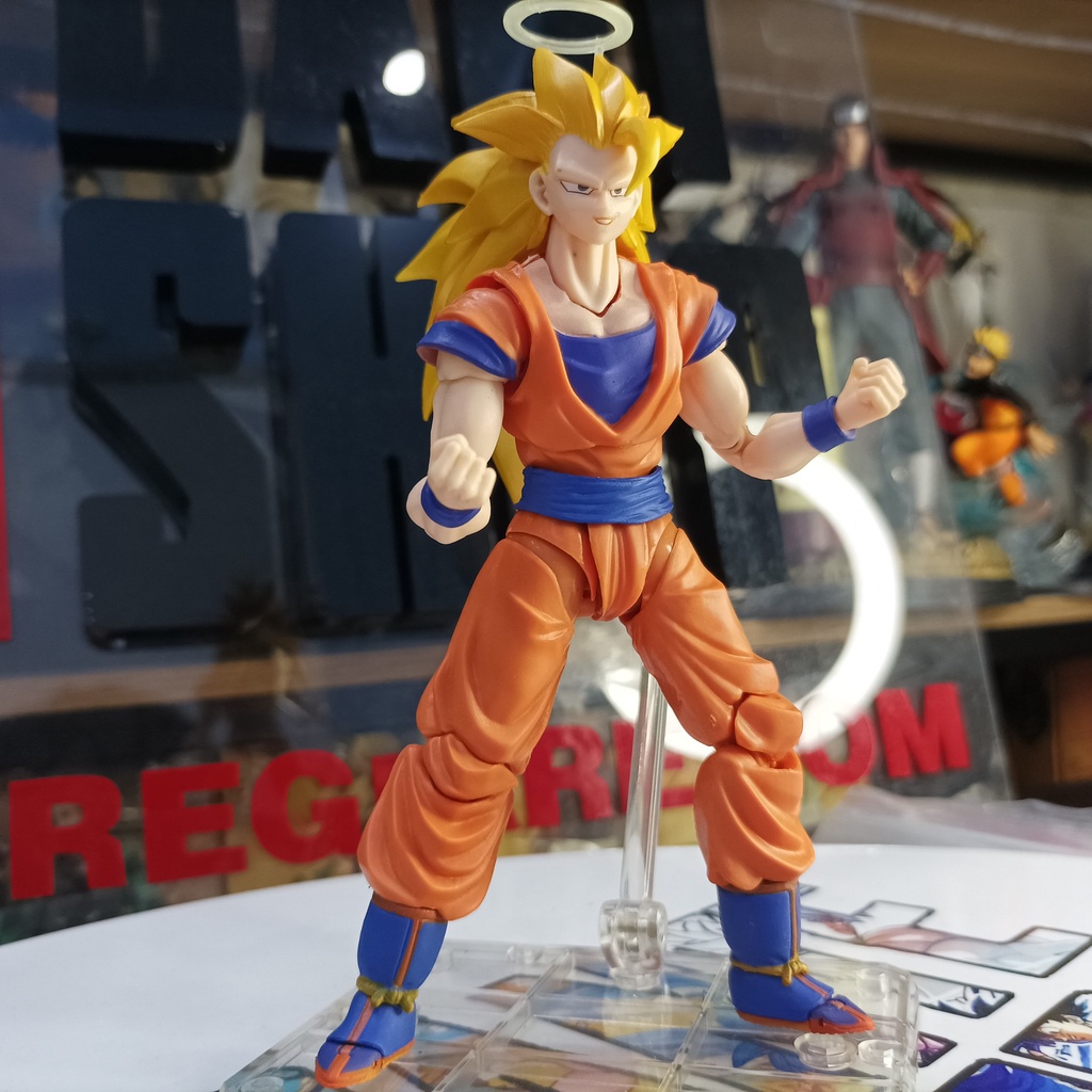 Figmar Dragon Ball Super SHF Goku God, Goku Rose 16cm fullbox