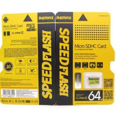 THẺ NHỚ SDHC REMAX 64GB 128GB chuyên dụng cho Camera IP và điện thoại (CLASS 10, UHS-1) - Bảo hành 01 năm