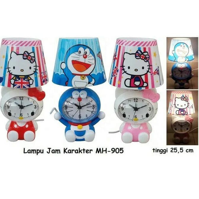 Đồng Hồ Báo Thức Hình Doraemon / Gấu / Keropi Dễ Thương