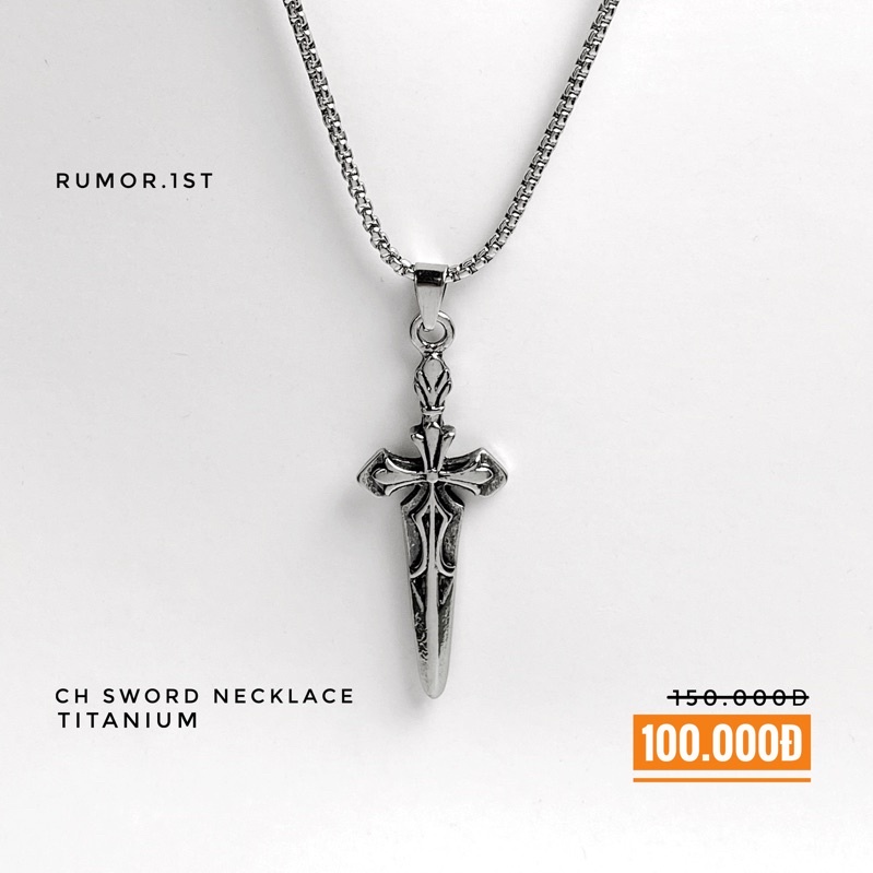 Vòng cổ Chrome Hearts Sword