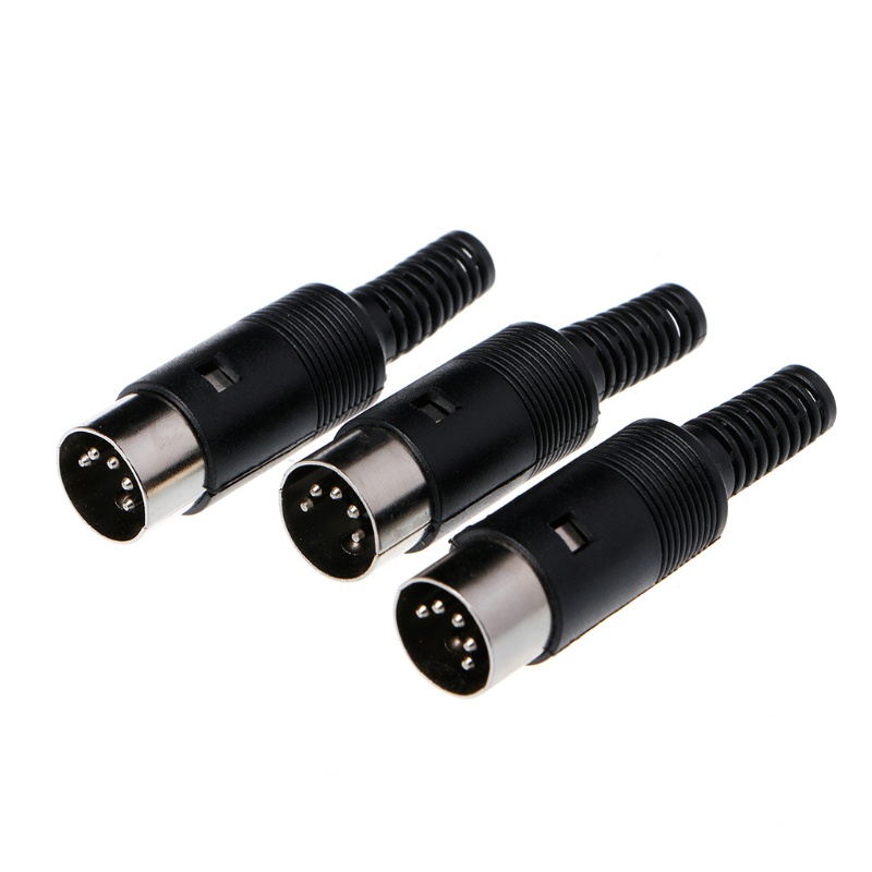 Set 3 Đầu Nối Cáp Âm Dương 5 Pin Với Tay Cầm Nhựa