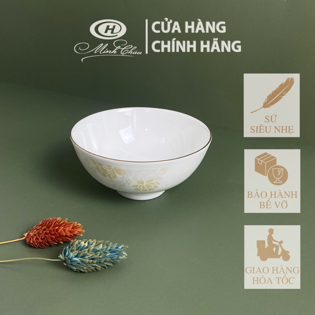 [Sứ Siêu Nhẹ] Bát Chấm Sứ Xương Hoa - Sứ Minh Châu - BONE-C03KVH