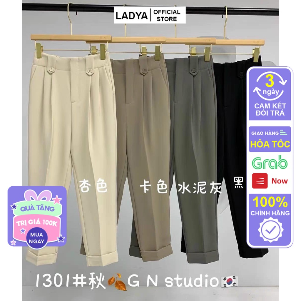 Quần Baggy Nữ Chuẩn Dáng Hàn Quốc Cách Điệu M8005