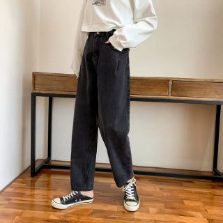 Quần jean nữ ống suông bigsize