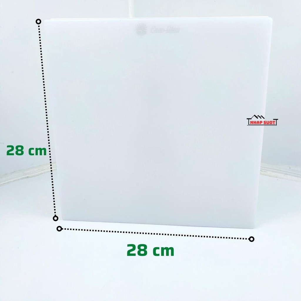 Đèn LED Ốp Trần Nổi 30W Rạng Đông Đế Nhôm, Thiết Kế Tràn Viền IP54 (Vuông/Tròn) - LN12