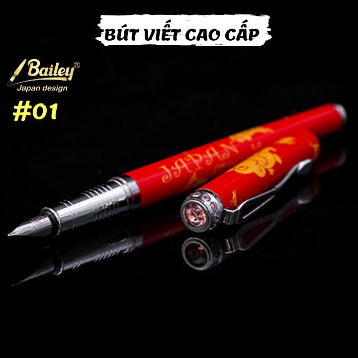 Bút máy học sinh nét thanh đậm - Bút luyện chữ đẹp Aladin Bailey 01 - 1 chiếc