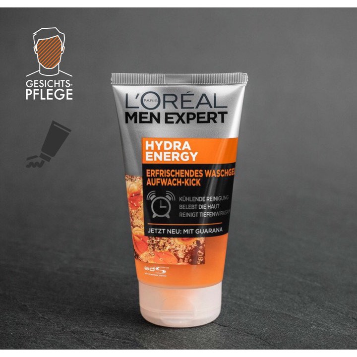 Sữa Rửa Mặt Cho Nam L’OREAL MEN EXPERT HYDRA ENERGY 100ml Nhập Đức